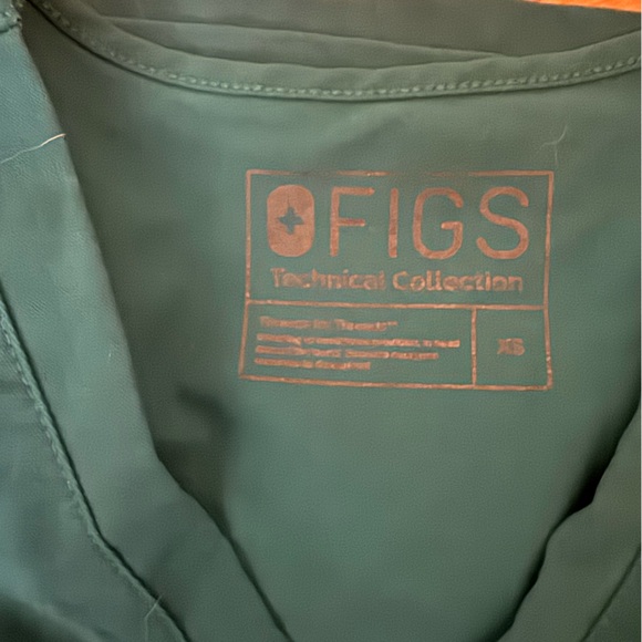 Figs scrub set in teal - Picture 2 of 3